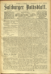 Salzburger Volksblatt: unabh. Tageszeitung f. Stadt u. Land Salzburg