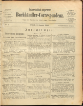 Oesterreichische Buchhändler-Correspondenz