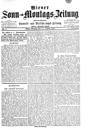 Wiener Sonn- und Montags-Zeitung