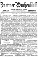 Znaimer Wochenblatt
