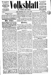 Volksblatt für Stadt und Land