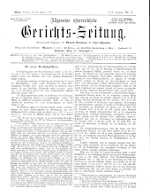 Allgemeine Österreichische Gerichtszeitung