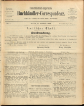 Oesterreichische Buchhändler-Correspondenz