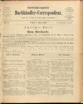 Oesterreichische Buchhändler-Correspondenz