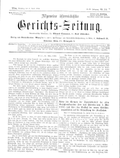 Allgemeine Österreichische Gerichtszeitung