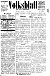 Volksblatt für Stadt und Land