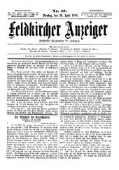 Feldkircher Anzeiger