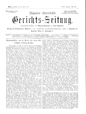 Allgemeine Österreichische Gerichtszeitung