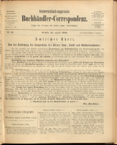 Oesterreichische Buchhändler-Correspondenz