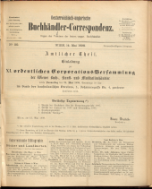 Oesterreichische Buchhändler-Correspondenz