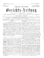 Allgemeine Österreichische Gerichtszeitung