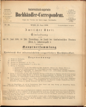 Oesterreichische Buchhändler-Correspondenz