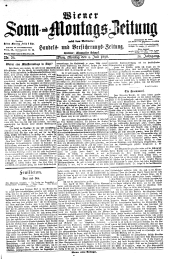 Wiener Sonn- und Montags-Zeitung