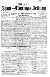 Wiener Sonn- und Montags-Zeitung