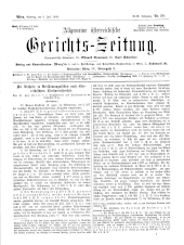 Allgemeine Österreichische Gerichtszeitung