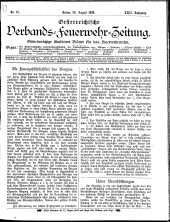 Österreichische Verbands-Feuerwehr-Zeitung