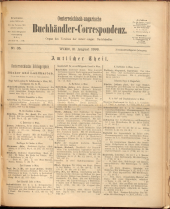 Oesterreichische Buchhändler-Correspondenz