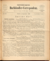 Oesterreichische Buchhändler-Correspondenz