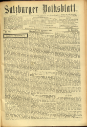 Salzburger Volksblatt: unabh. Tageszeitung f. Stadt u. Land Salzburg