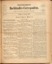 Oesterreichische Buchhändler-Correspondenz