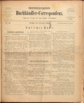 Oesterreichische Buchhändler-Correspondenz