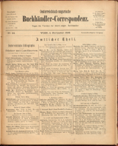 Oesterreichische Buchhändler-Correspondenz