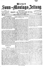 Wiener Sonn- und Montags-Zeitung