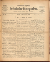 Oesterreichische Buchhändler-Correspondenz