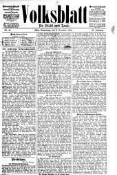 Volksblatt für Stadt und Land