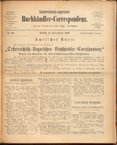 Oesterreichische Buchhändler-Correspondenz