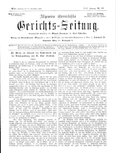 Allgemeine Österreichische Gerichtszeitung