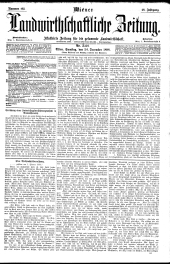 Wiener Landwirtschaftliche Zeitung