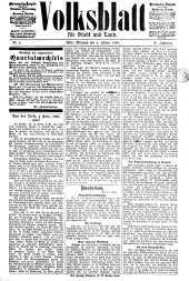 Volksblatt für Stadt und Land