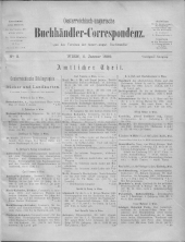 Oesterreichische Buchhändler-Correspondenz