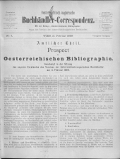 Oesterreichische Buchhändler-Correspondenz