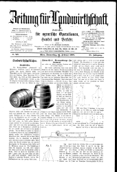 Zeitung für Landwirtschaft