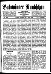 Bukowinaer Rundschau
