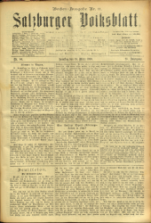 Salzburger Volksblatt: unabh. Tageszeitung f. Stadt u. Land Salzburg