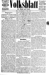 Volksblatt für Stadt und Land