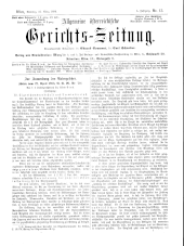 Allgemeine Österreichische Gerichtszeitung