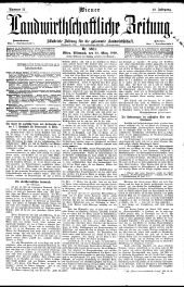 Wiener Landwirtschaftliche Zeitung