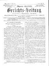 Allgemeine Österreichische Gerichtszeitung