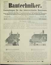 Der Bautechniker