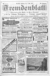 Fremdenblatt - Organ für die böhmischen Kurorte