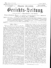 Allgemeine Österreichische Gerichtszeitung