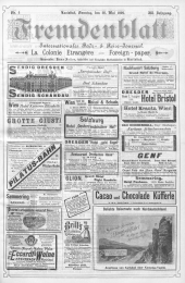 Fremdenblatt - Organ für die böhmischen Kurorte
