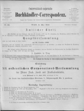 Oesterreichische Buchhändler-Correspondenz