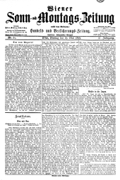 Wiener Sonn- und Montags-Zeitung