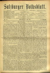Salzburger Volksblatt: unabh. Tageszeitung f. Stadt u. Land Salzburg
