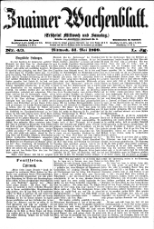 Znaimer Wochenblatt